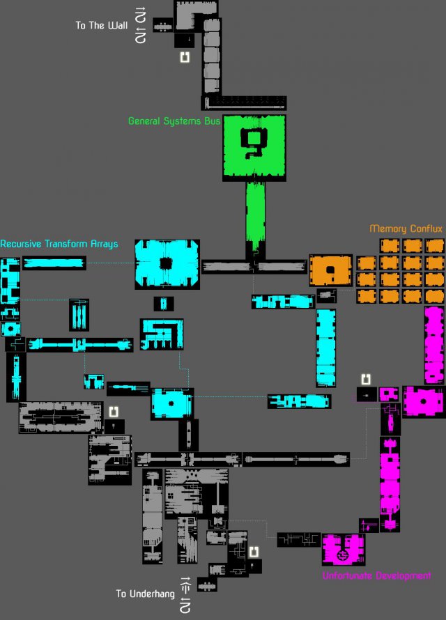 Rain World - Detailed Region Maps