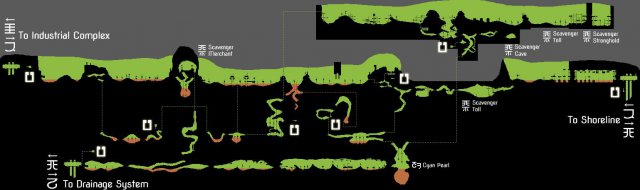 Rain World - Detailed Region Maps