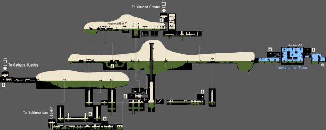 Rain World - Detailed Region Maps