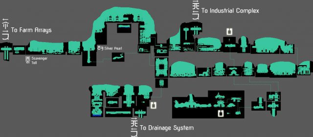 Rain World - Detailed Region Maps