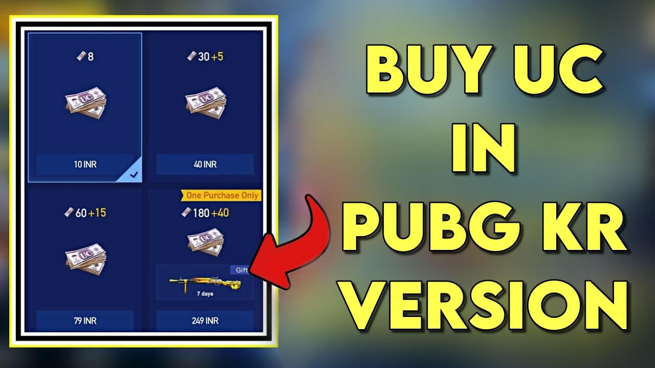 [Best Guide] How To Purchase UC In Pubg Mobile Korean [KR] Version