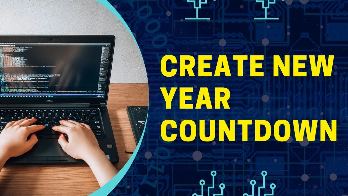 Create New Year 2025 Countdown Code | HTML, CSS, and Javascript