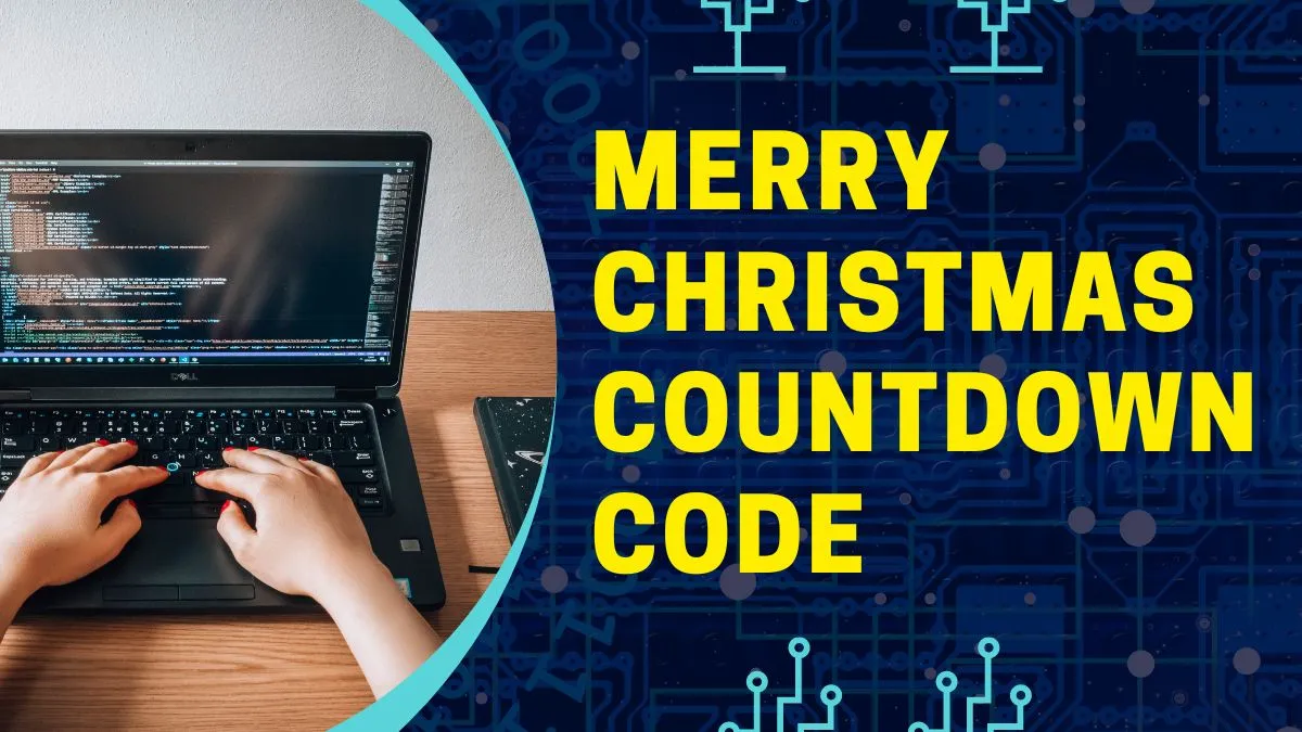 Merry Christmas 2024 Countdown Code | HTML, CSS, and Javascript