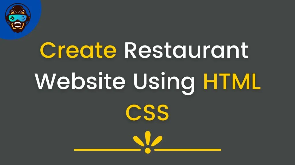 Restaurant Website Using Html Css | Restaurant Website Source Code